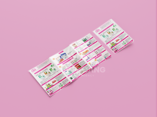 Thiết kế và in Brochure Gấp 3 Dược Chân Tâm 3