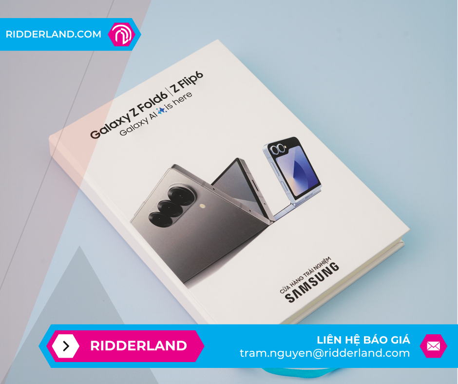 In Sổ Tay Bìa Giấy Samsung