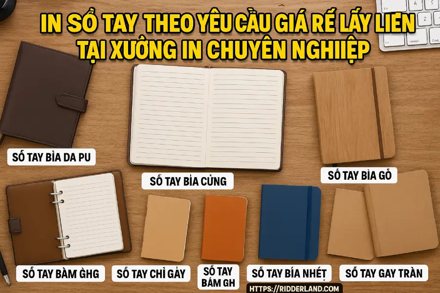 In Sổ Tay Theo Yêu Cầu Giá Rẻ